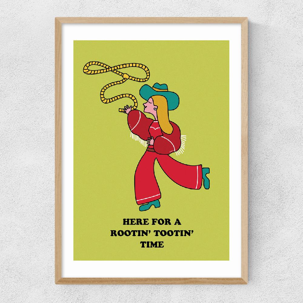 East End Prints Rootin' Tootin'