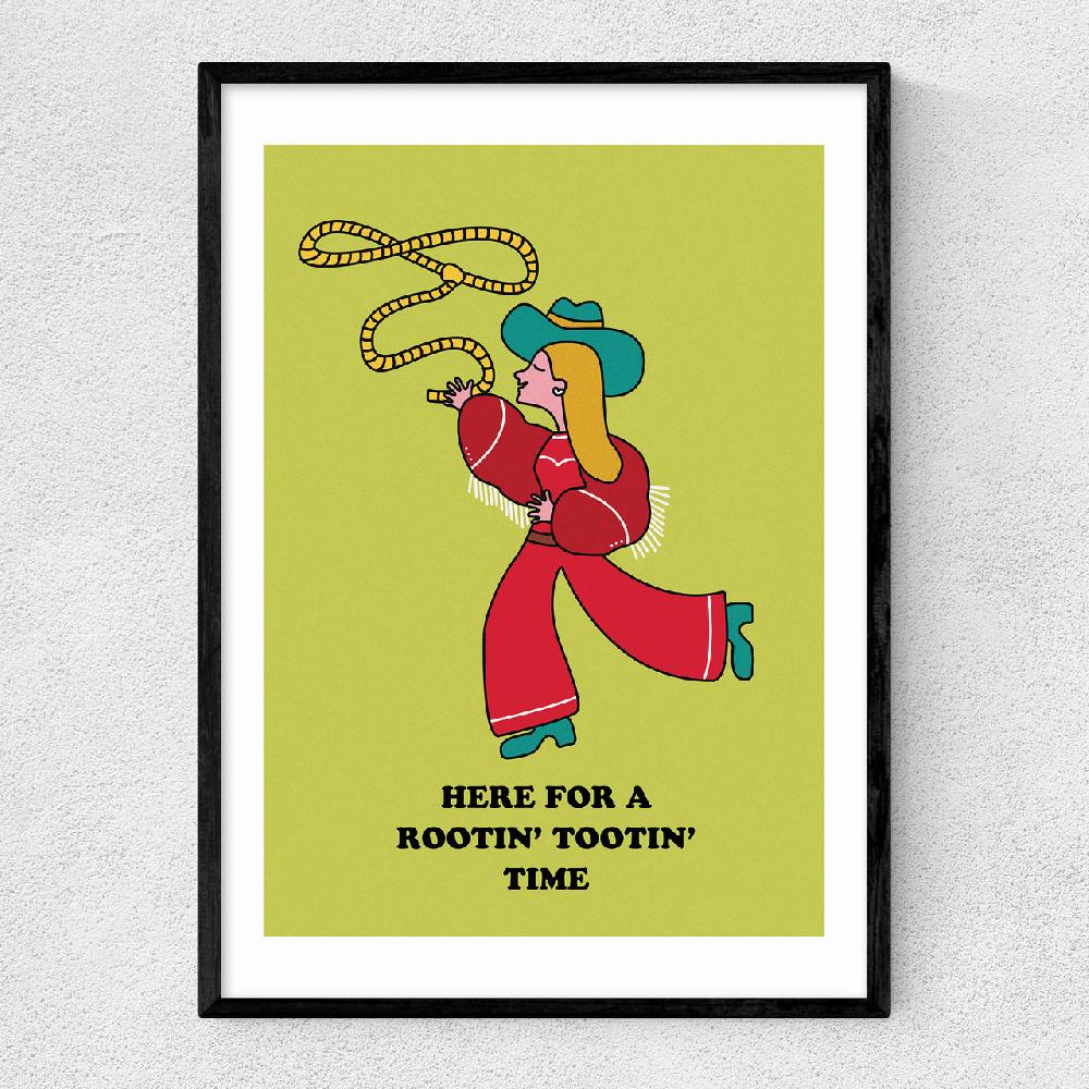 east end prints Rootin' Tootin'