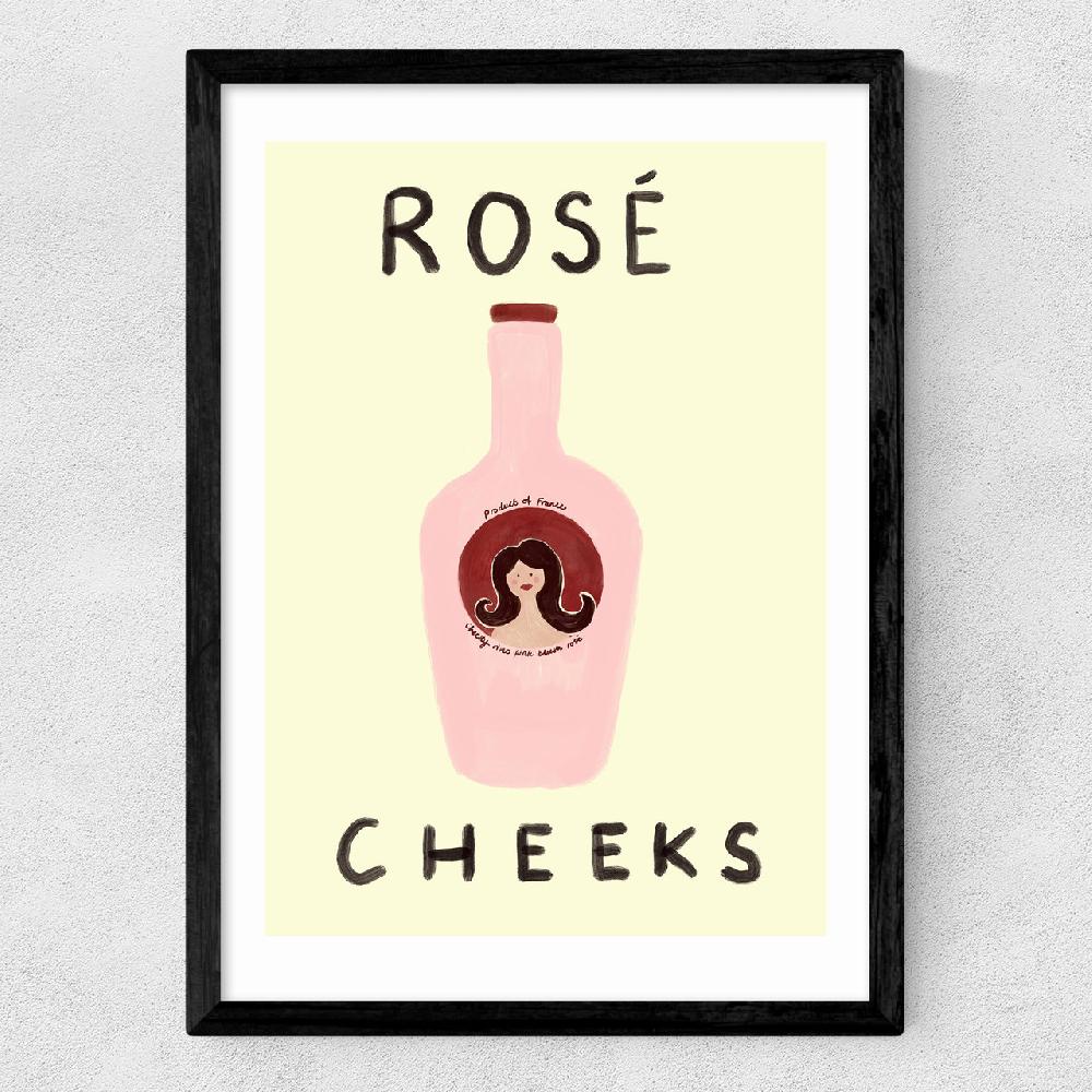East End Prints Rosé Cheeks