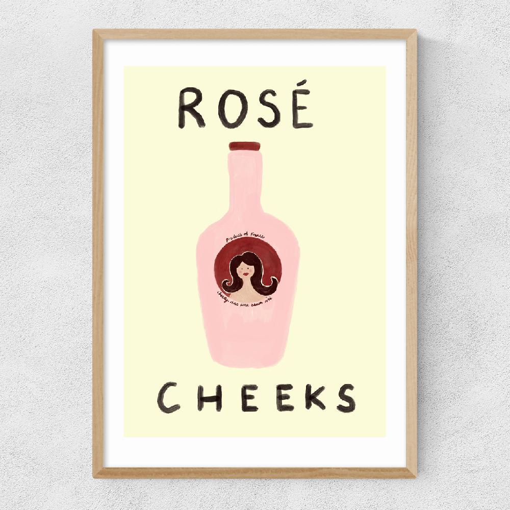East End Prints Rosé Cheeks