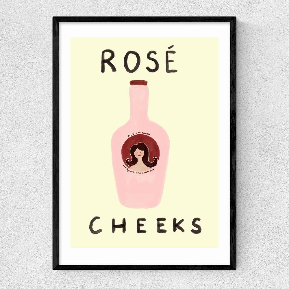 east end prints Rosé Cheeks