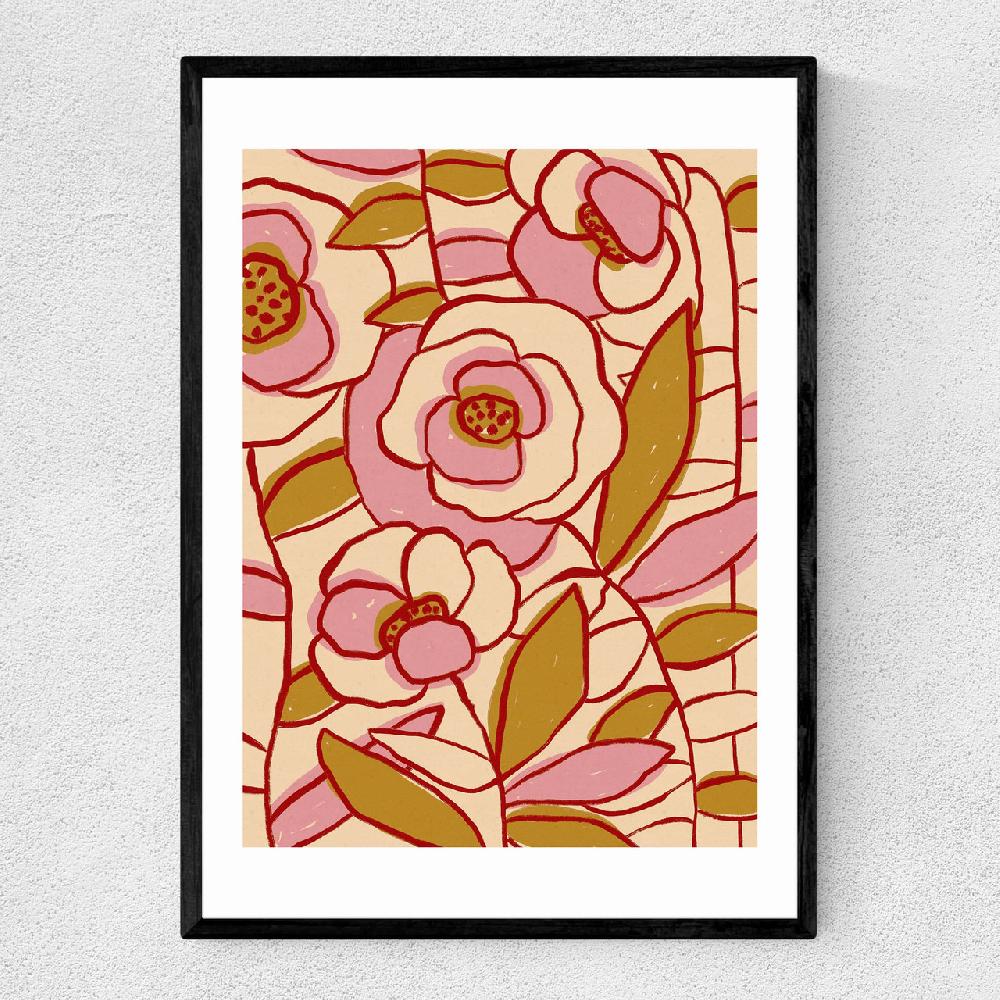 east end prints Rose Garden II