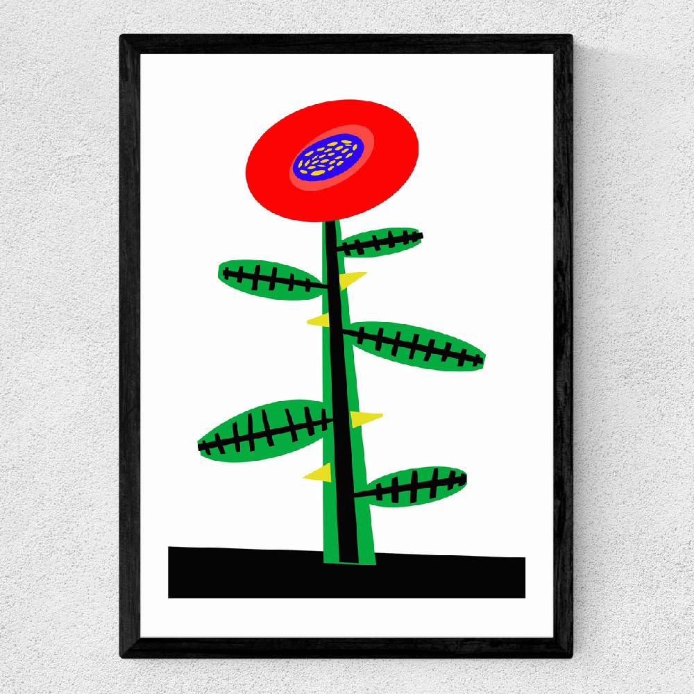 East End Prints Rosy Red