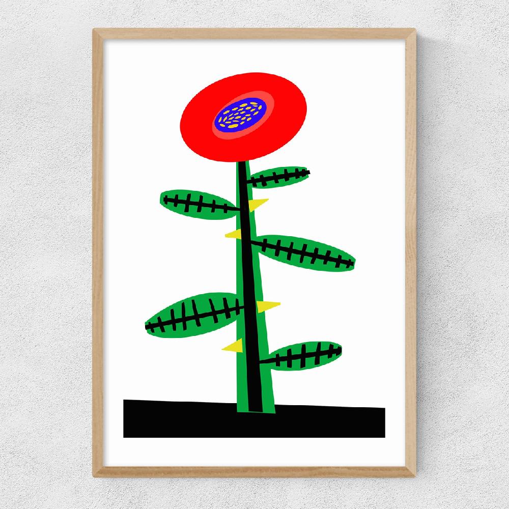 East End Prints Rosy Red