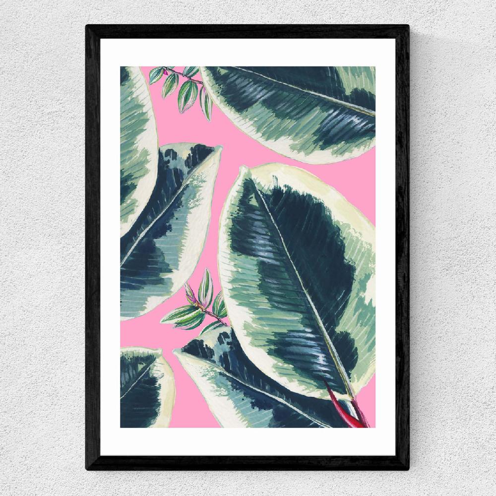 East End Prints Rubber Plant