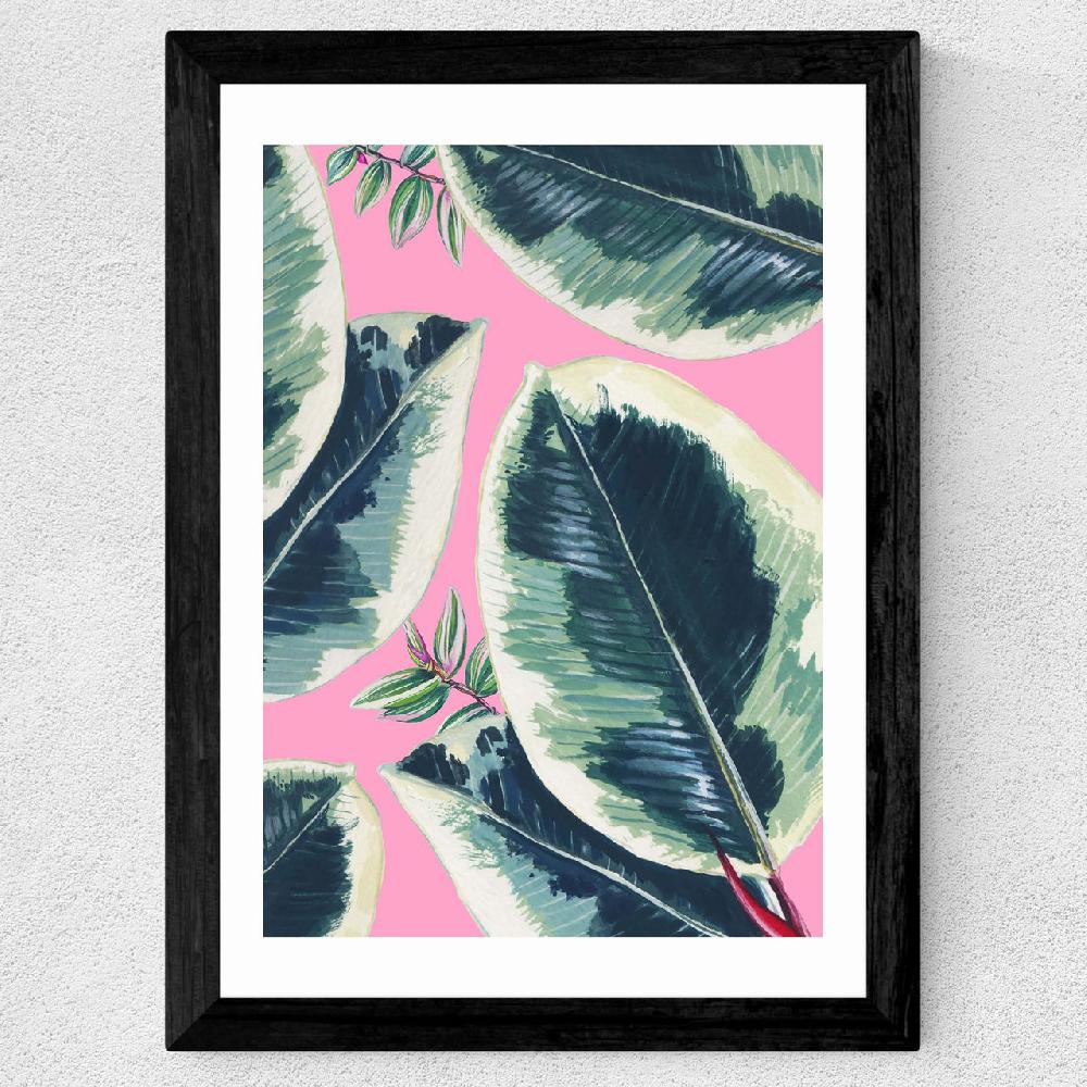 East End Prints Rubber Plant