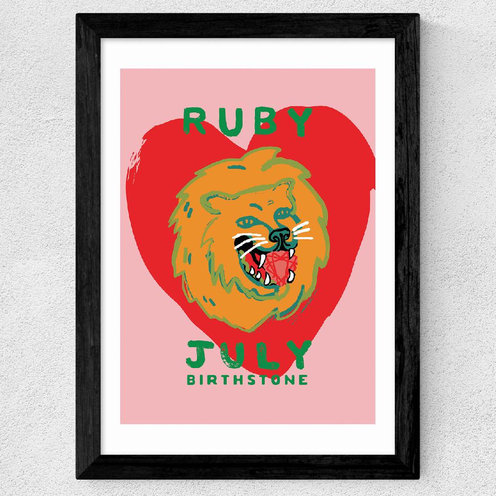 East End Prints Ruby