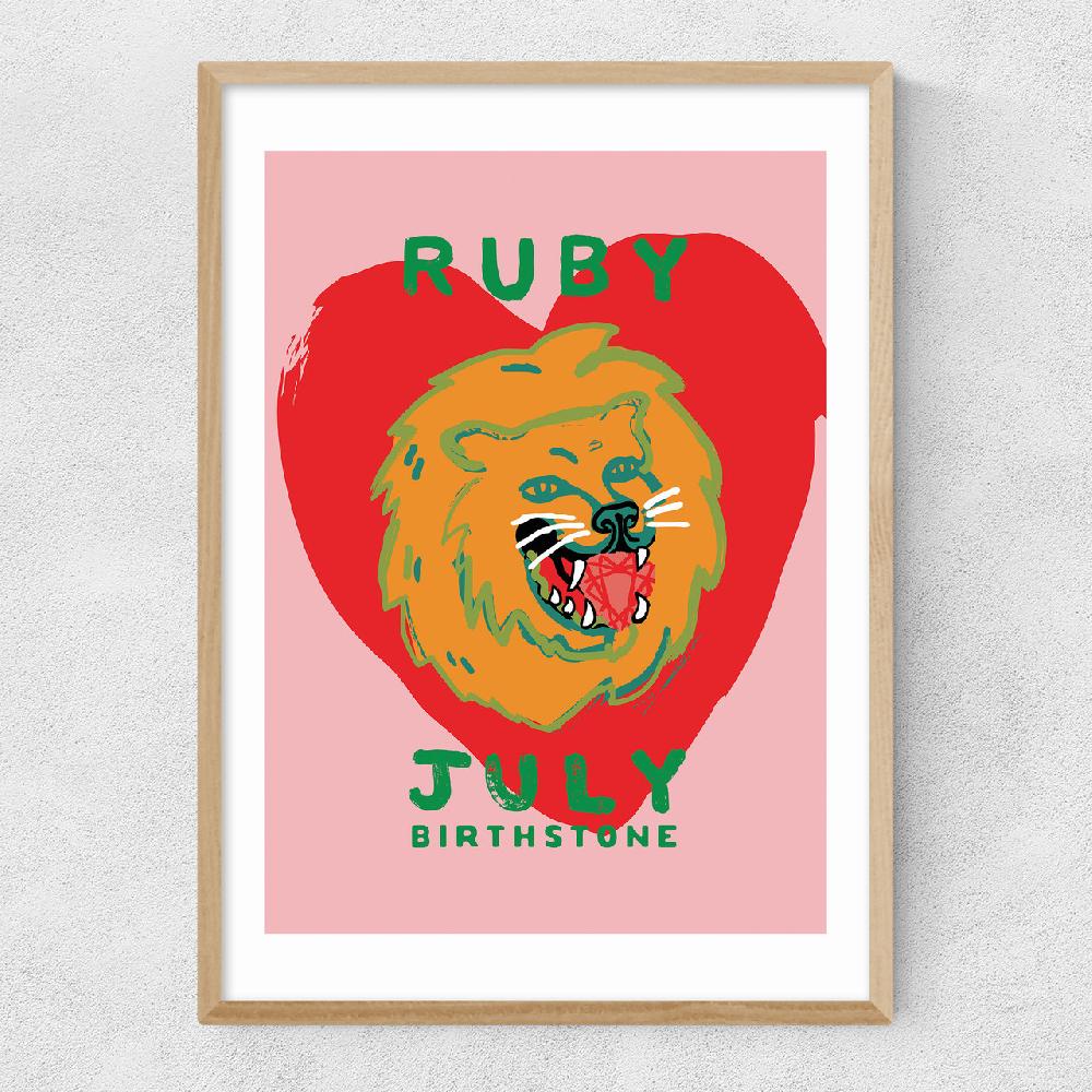 East End Prints Ruby