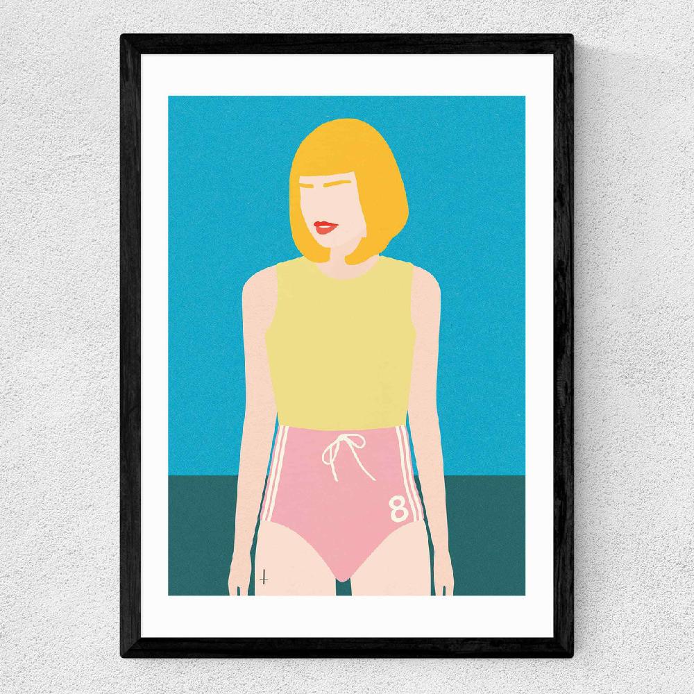 East End Prints Runner Girl