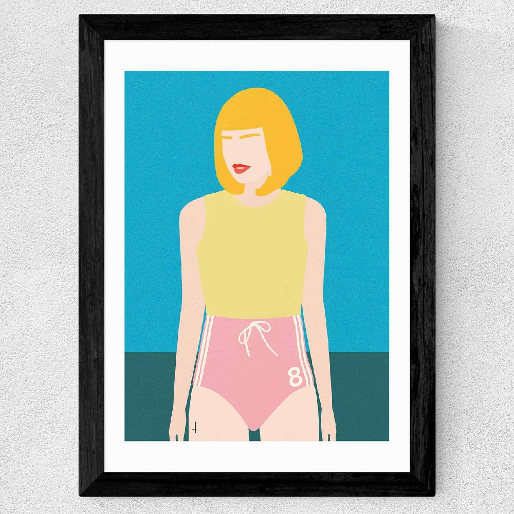 East End Prints Runner Girl