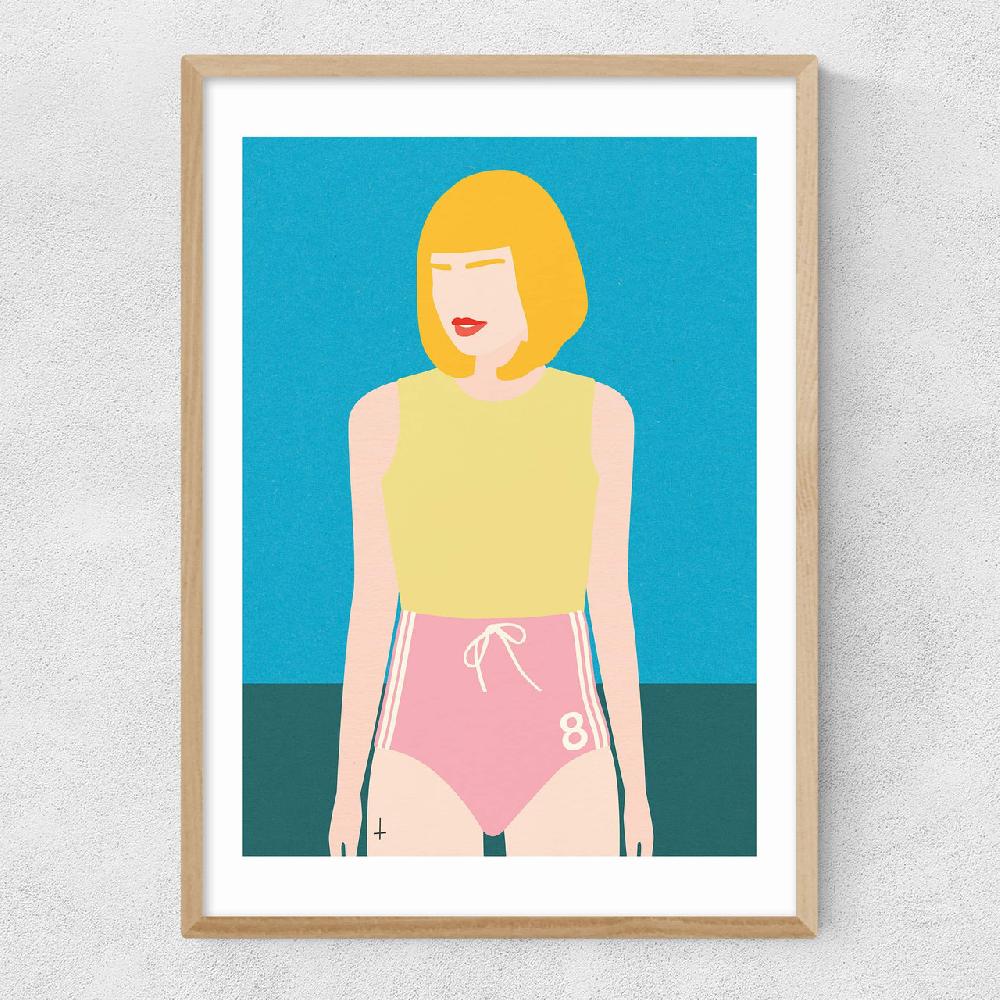 East End Prints Runner Girl