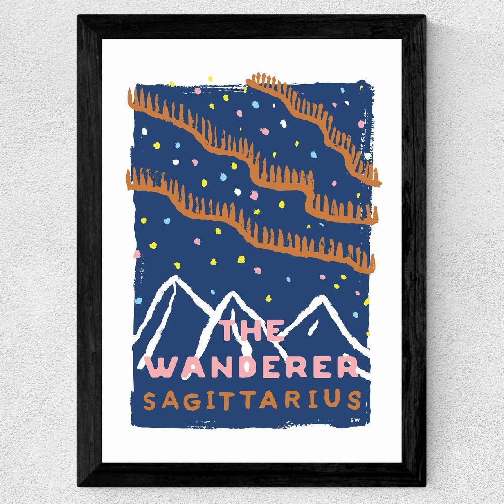 East End Prints Sagittarius - The Wanderer
