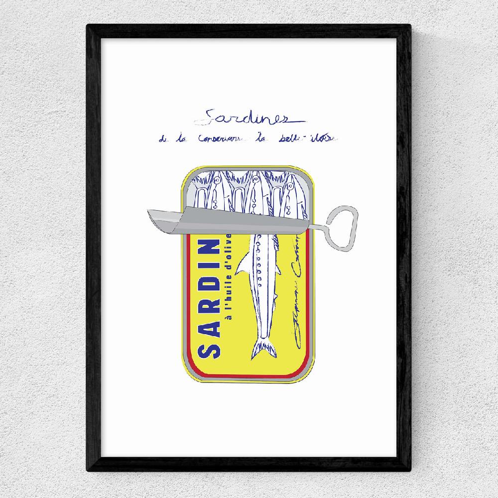 East End Prints Sardines By Stephie Cardona