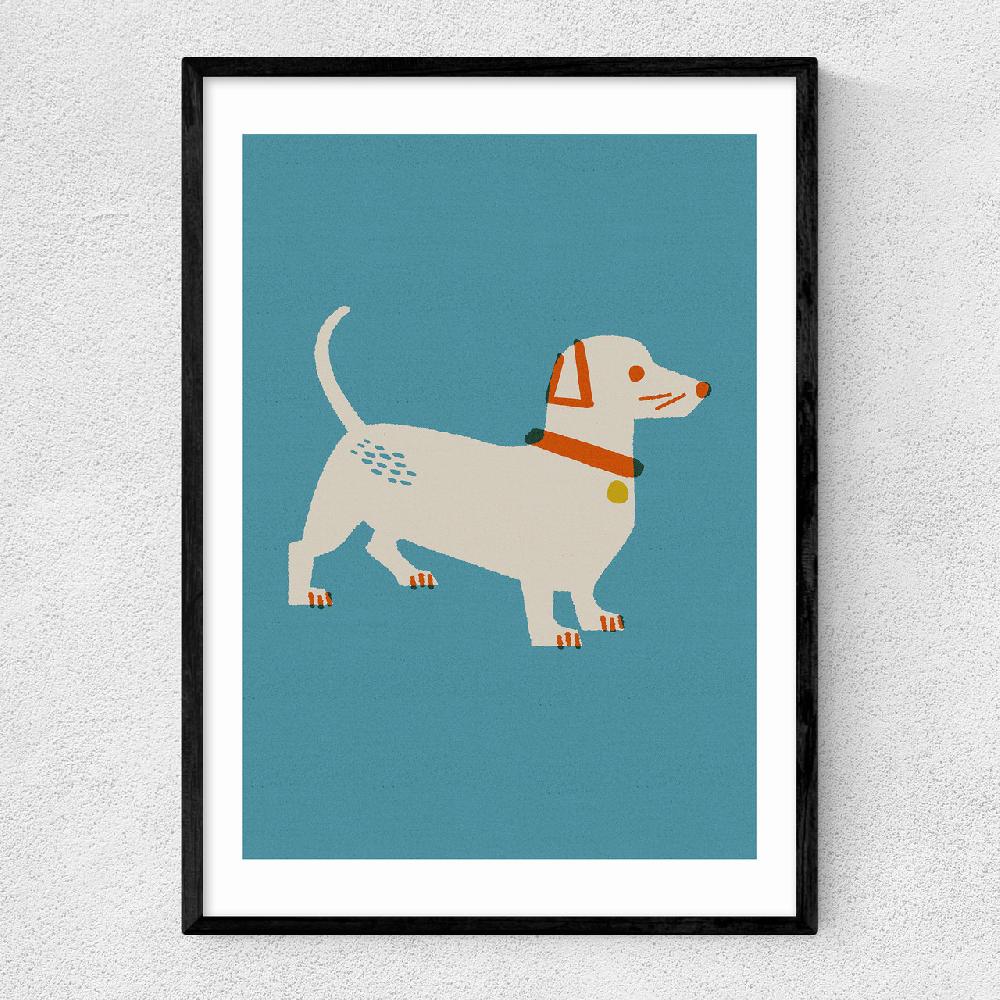 east end prints Sausage Dog by Christina Hagerfors