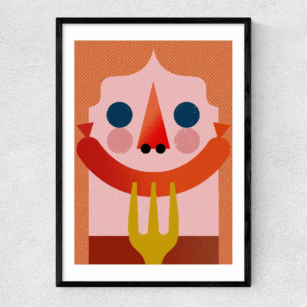 east end prints Sausage