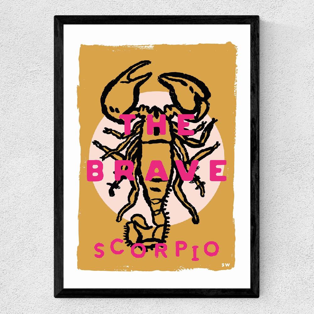 East End Prints Scorpio - The Brave