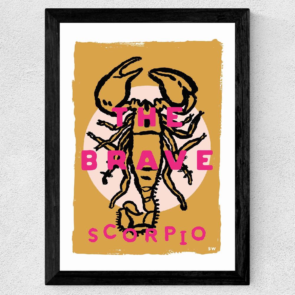 East End Prints Scorpio - The Brave