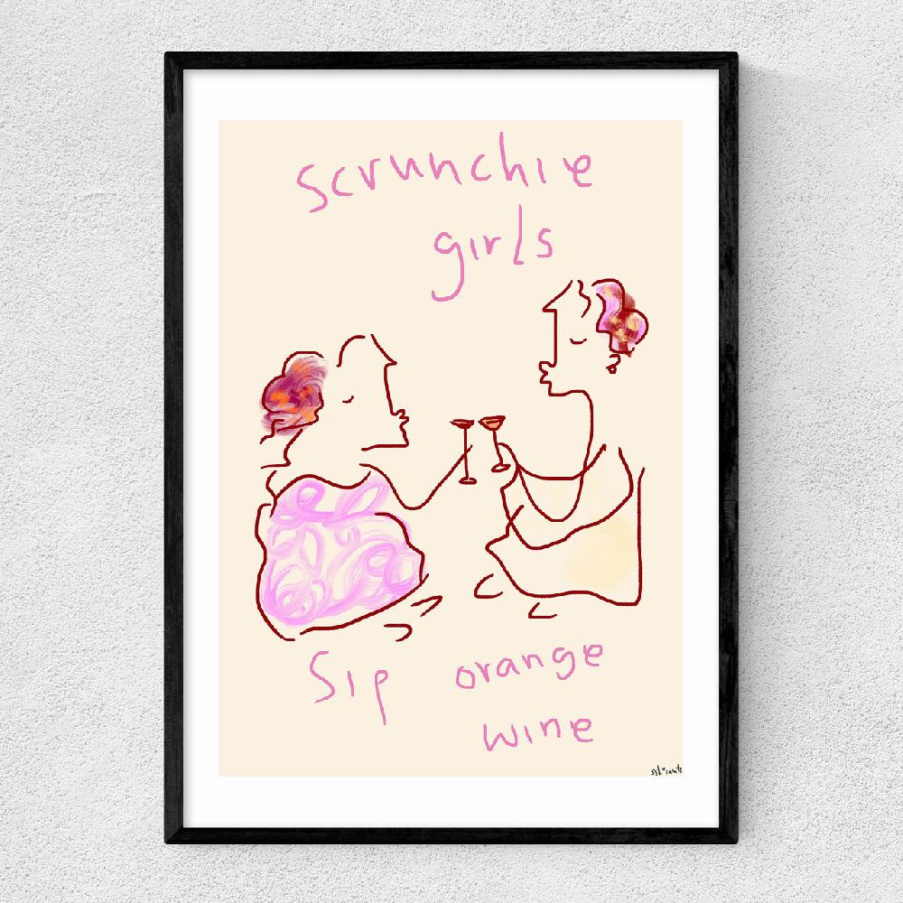 east end prints Scrunchie Girls