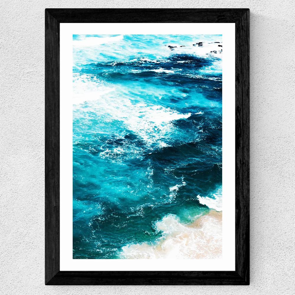 East End Prints Sea Foam By 83 Oranges