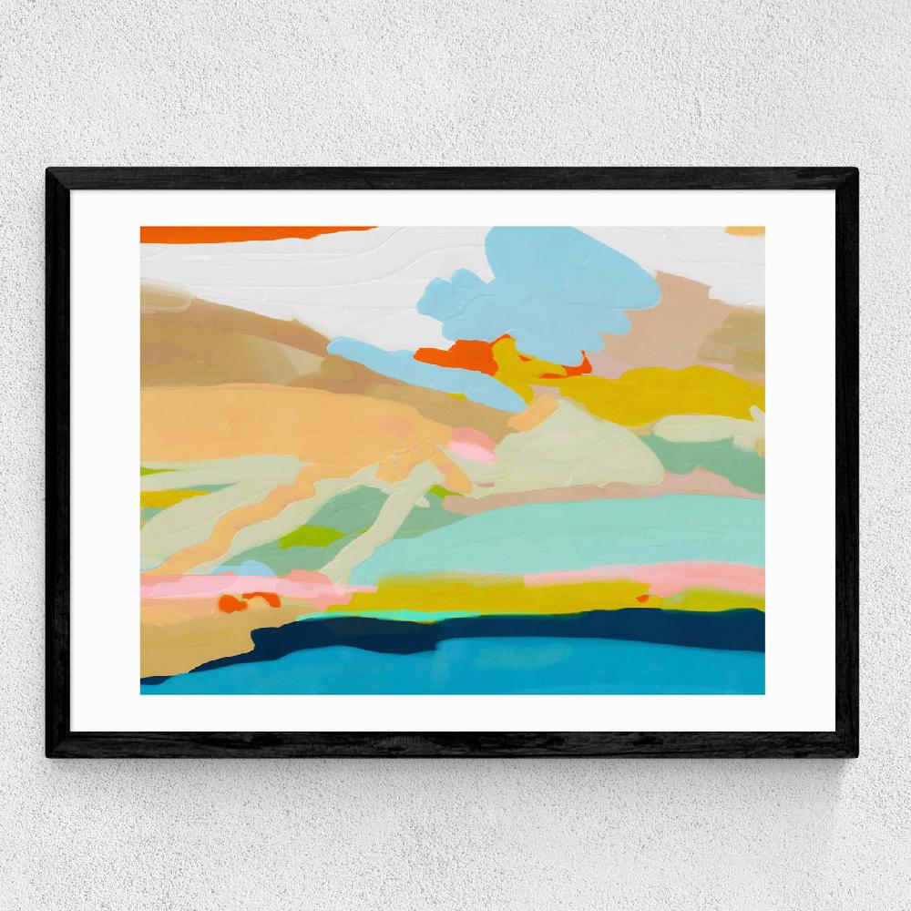 East End Prints Sea Hills Summer Sun