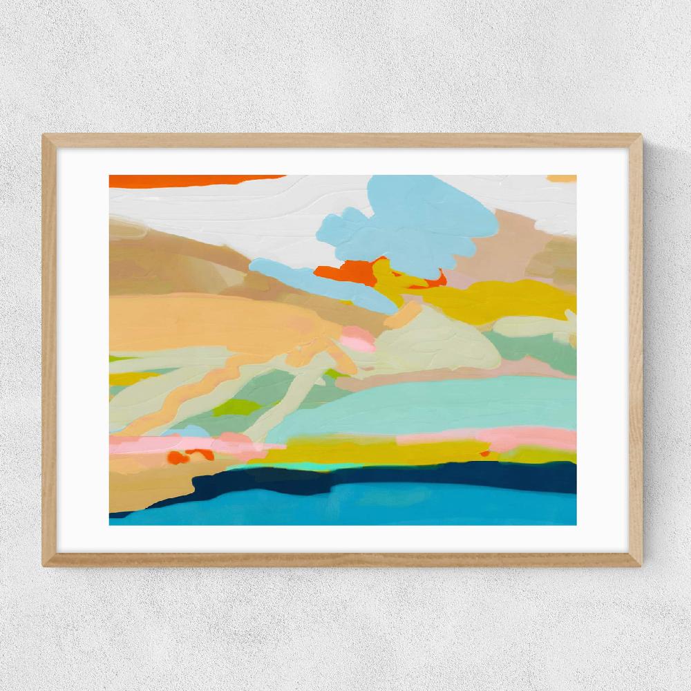 East End Prints Sea Hills Summer Sun