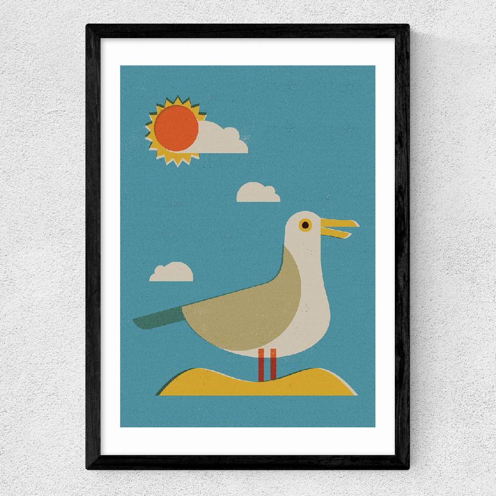 East End Prints Seagull