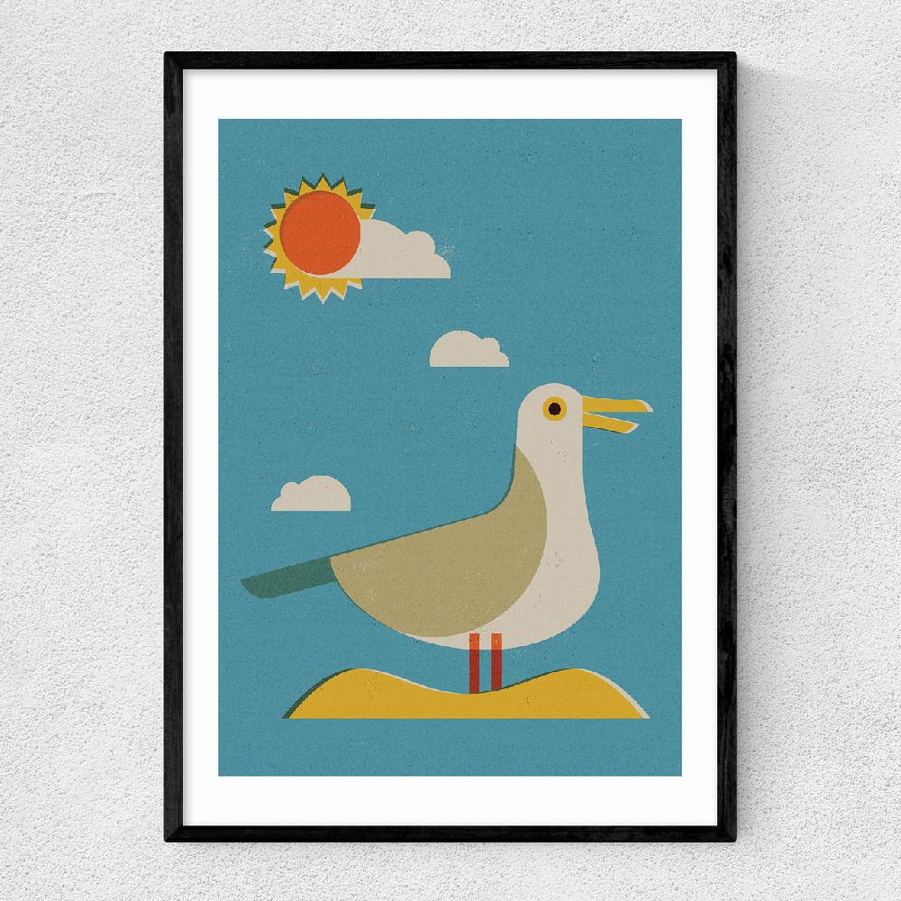 east end prints Seagull