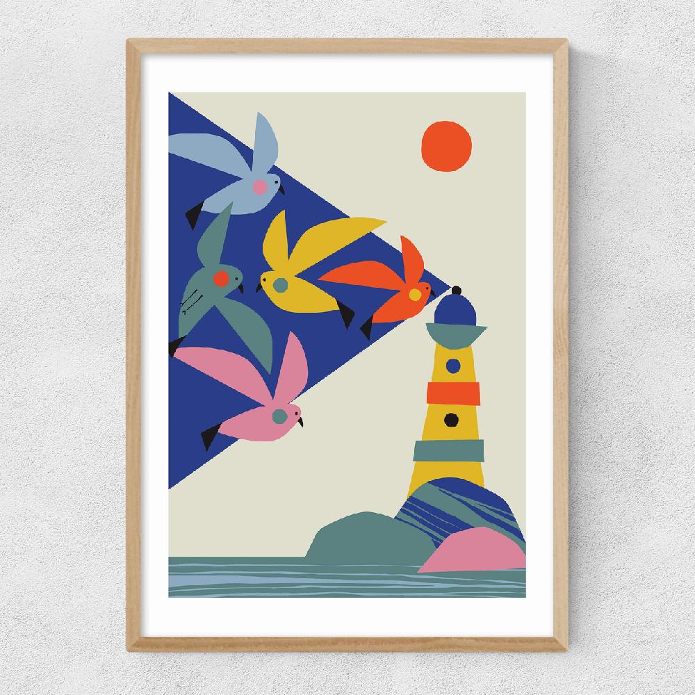 East End Prints Seagulls