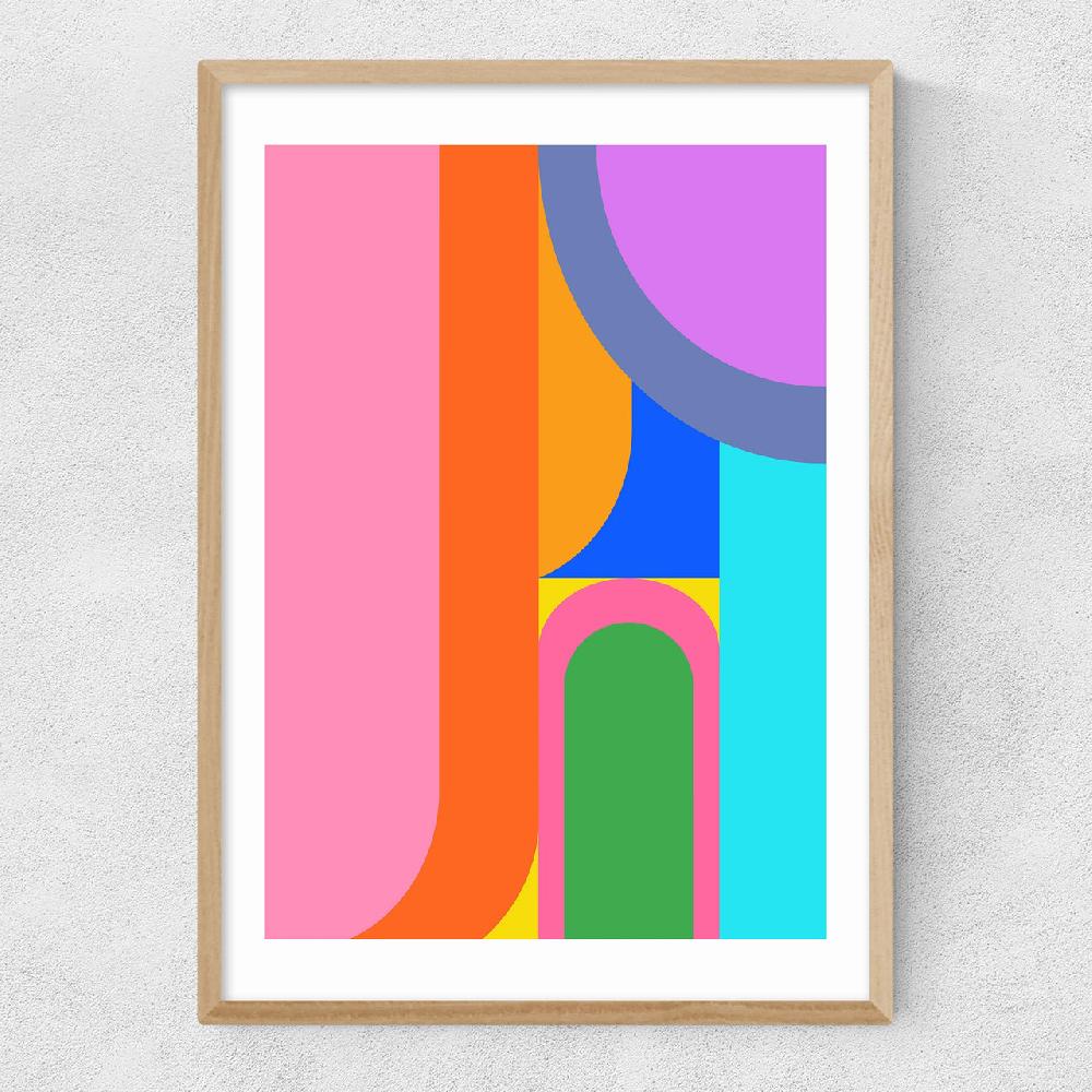 East End Prints Shapes And Colors No. 7