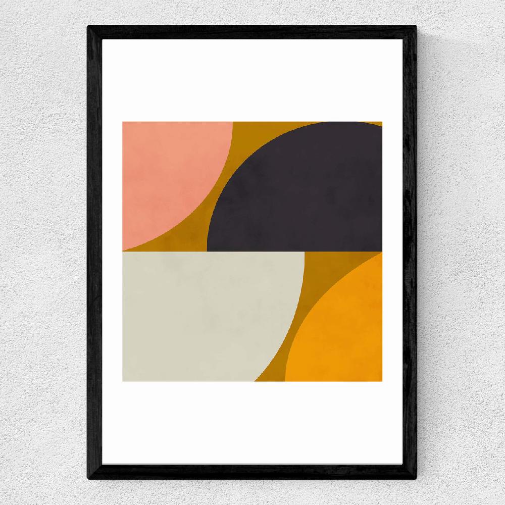 East End Prints Shapes Half Circle