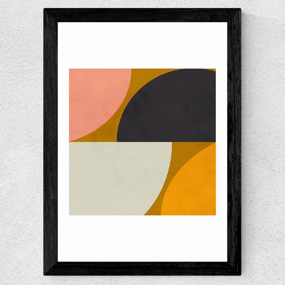 East End Prints Shapes Half Circle