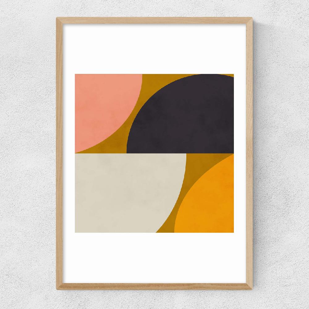 East End Prints Shapes Half Circle