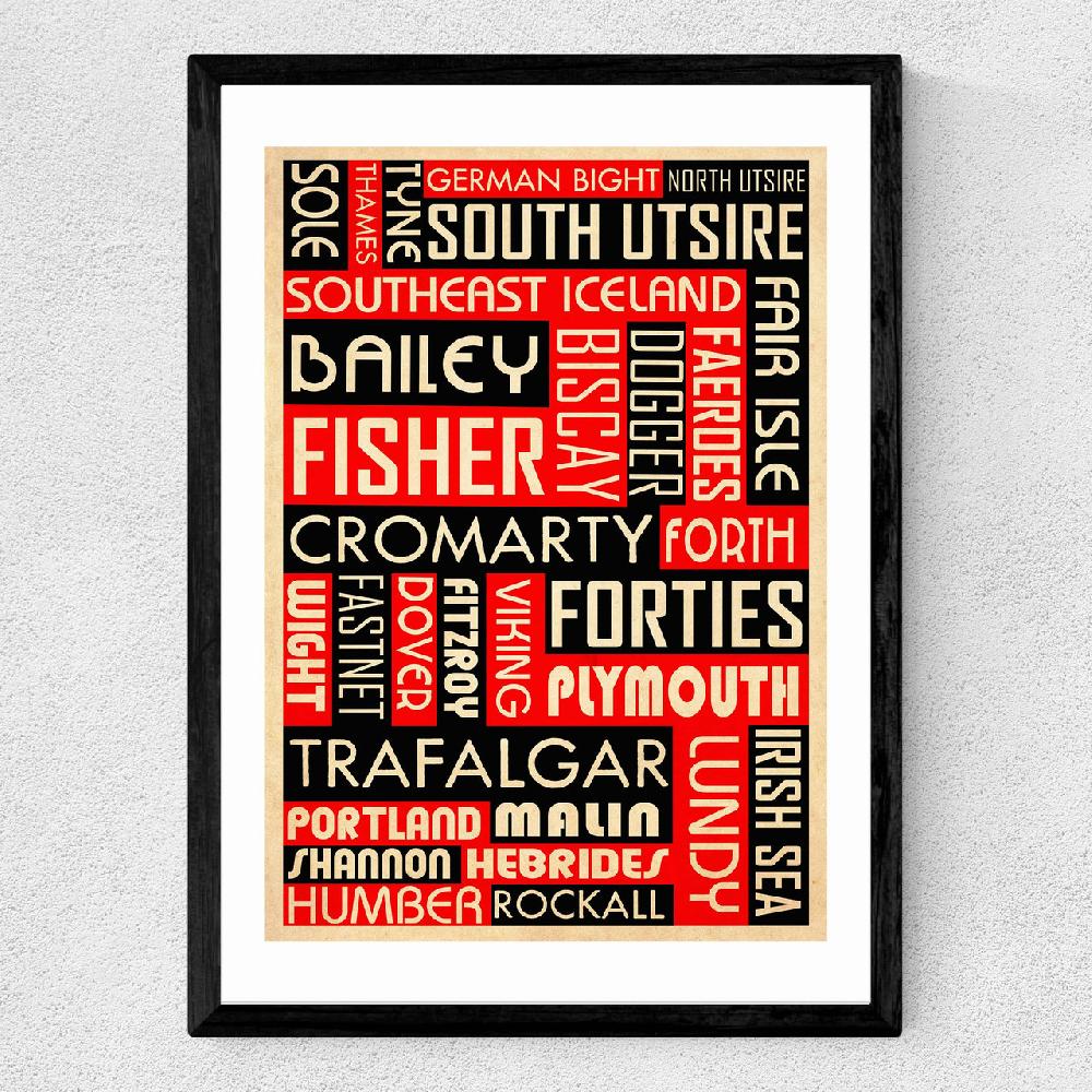 East End Prints Shipping Forecast By Indieprints