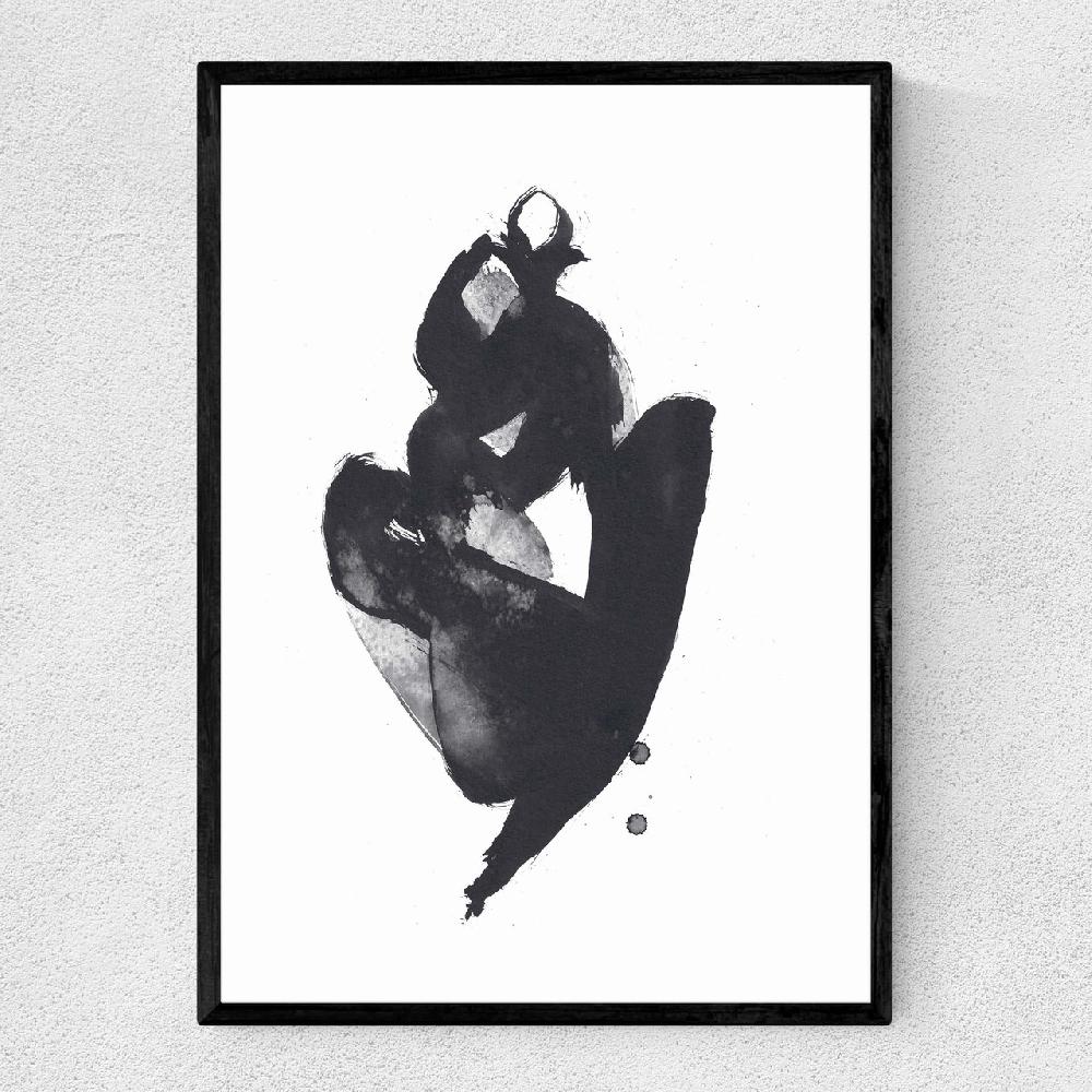 east end prints Sitting Woman III