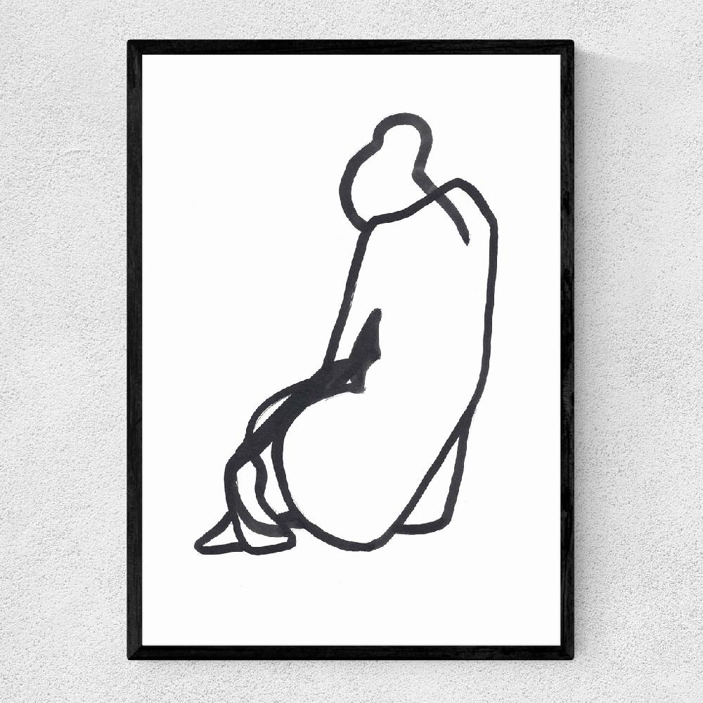 east end prints Sitting Woman V
