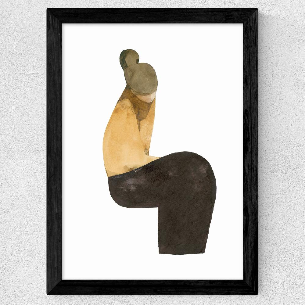 East End Prints Sitting Woman XV