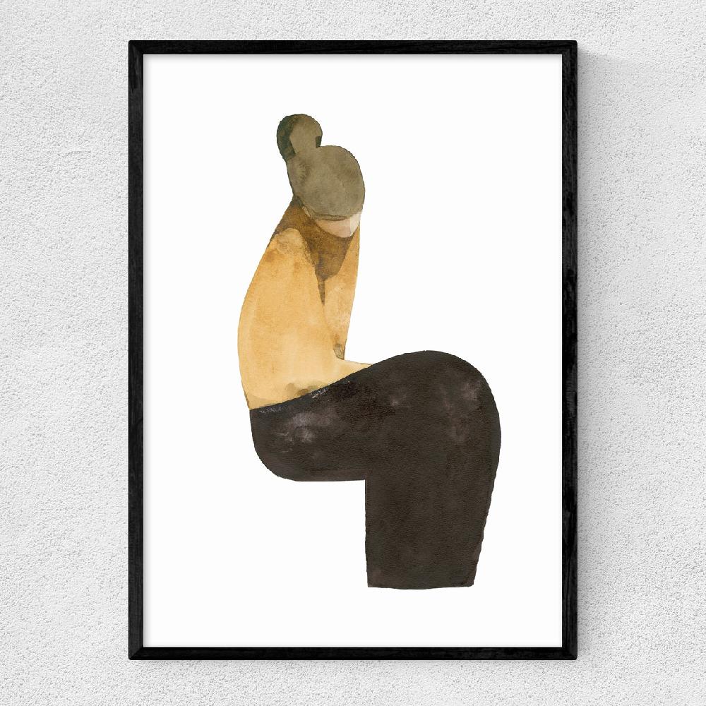 east end prints Sitting Woman XV