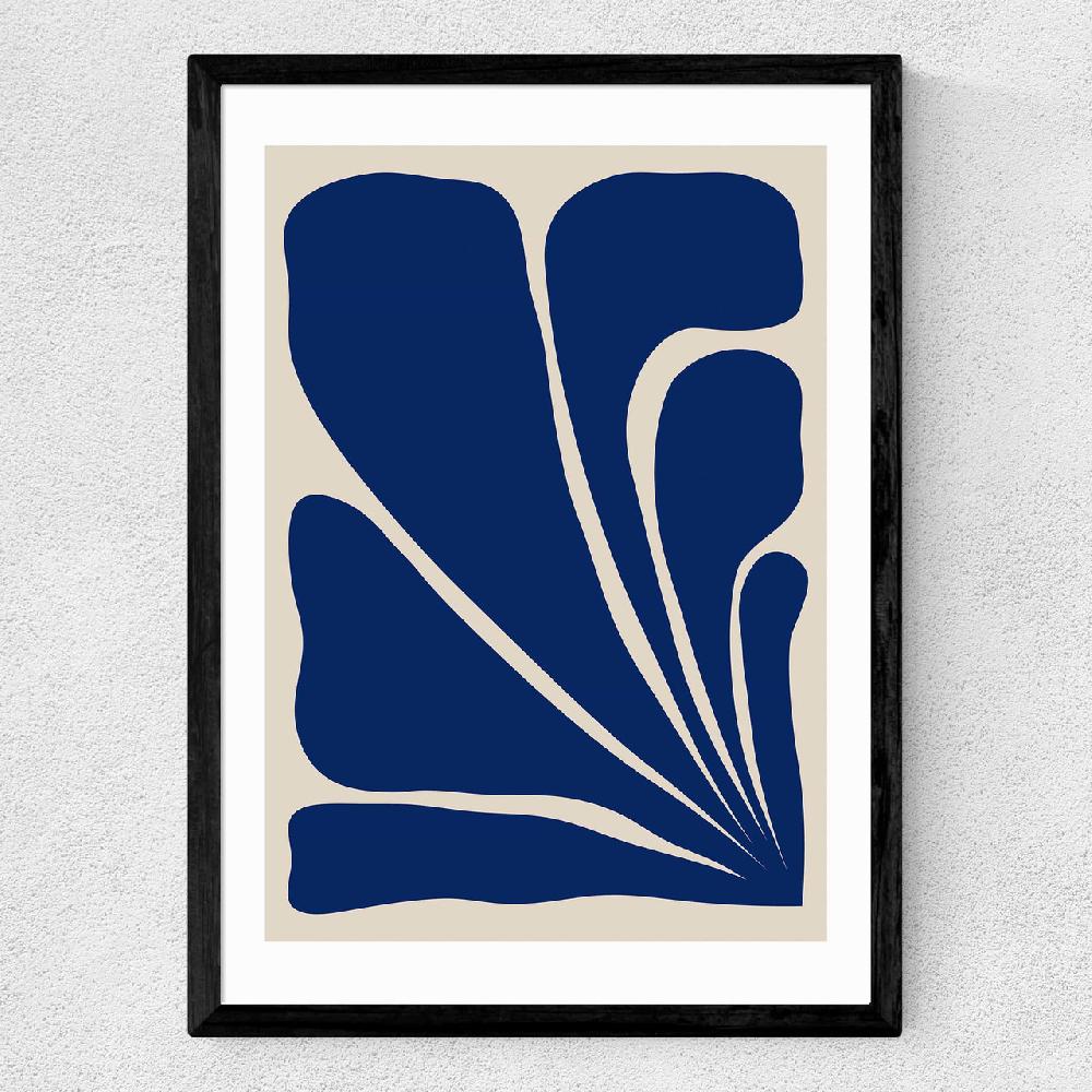 East End Prints Six Leaf Plant