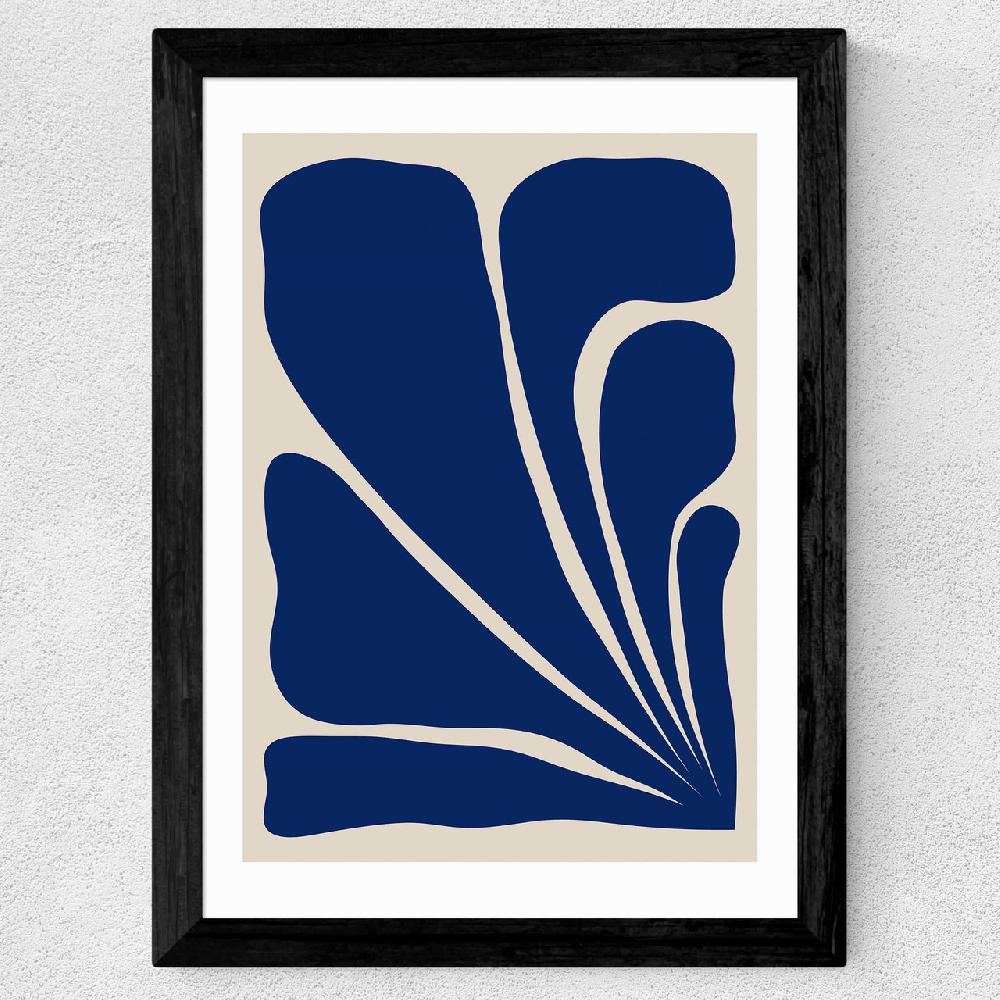 East End Prints Six Leaf Plant