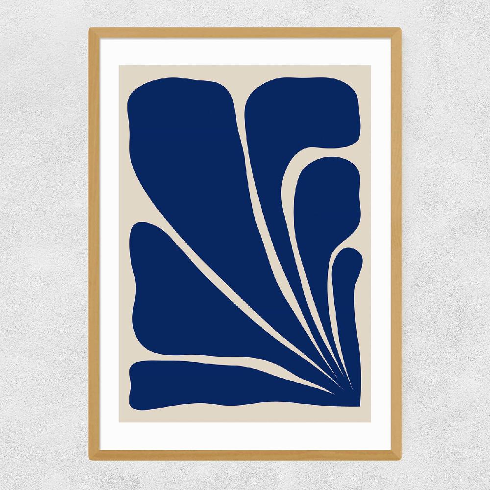 East End Prints Six Leaf Plant