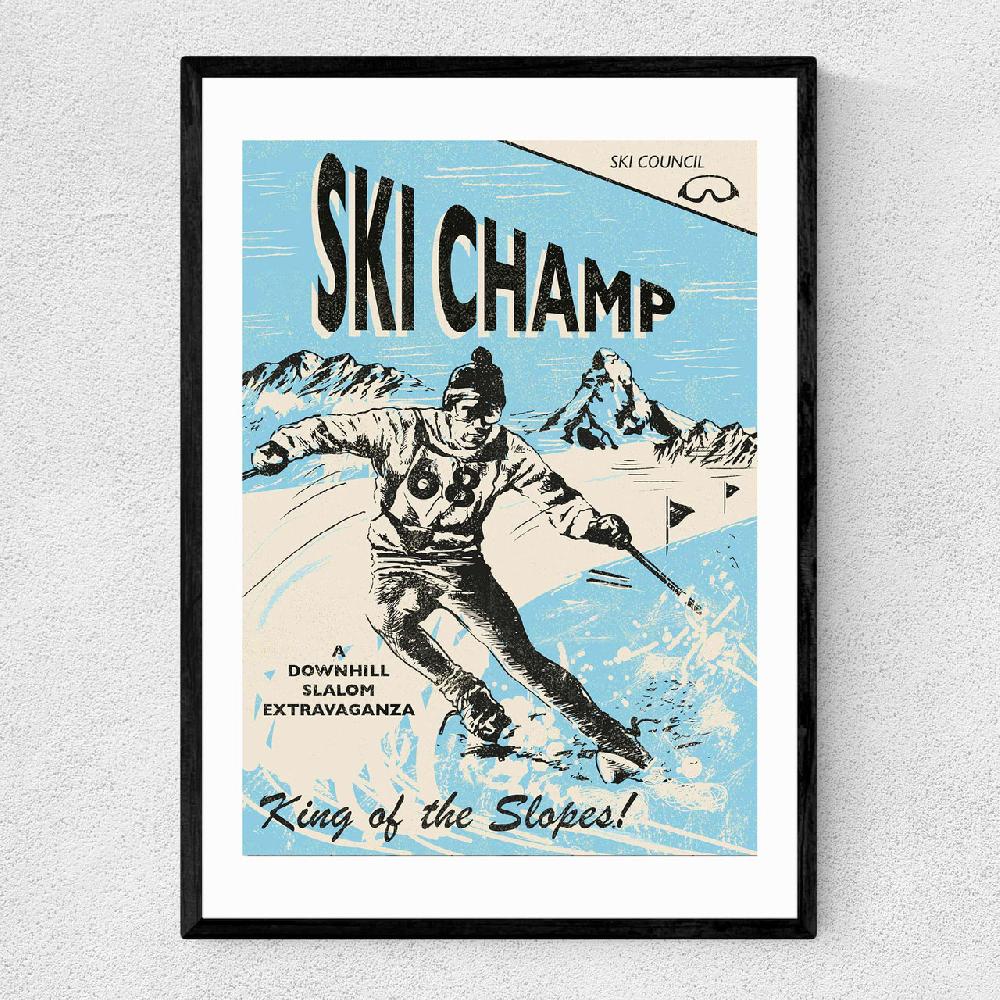 east end prints Ski Champ