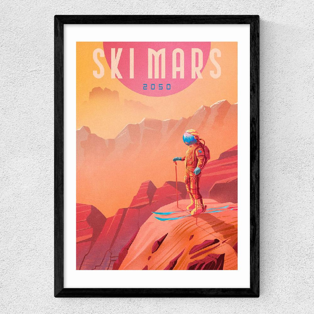 East End Prints Ski Mars