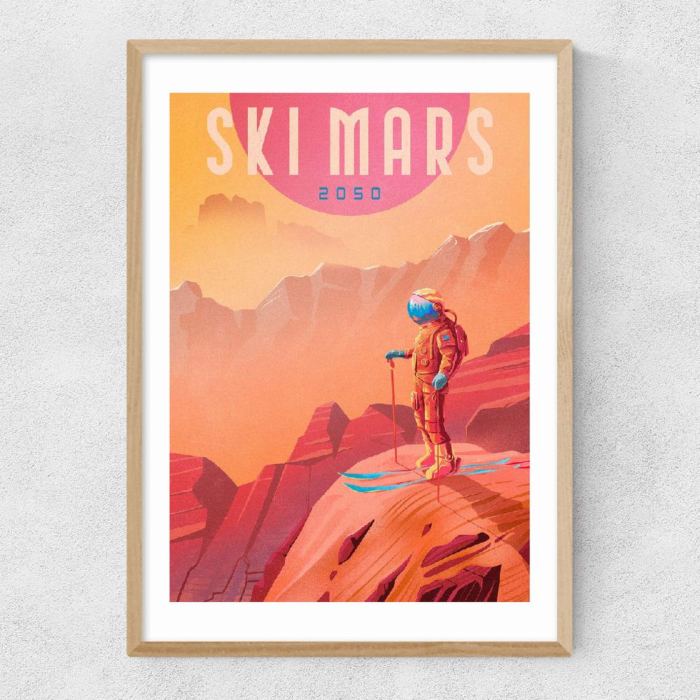 East End Prints Ski Mars