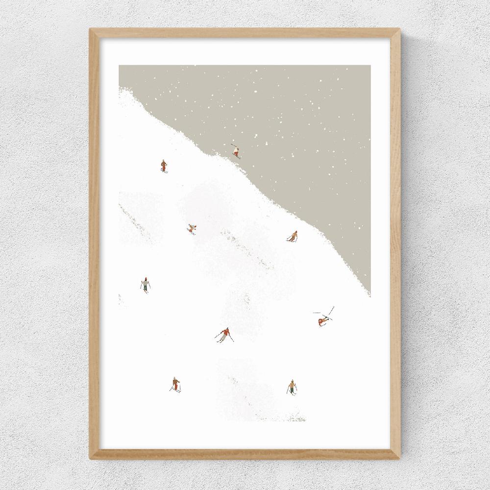 East End Prints Ski Slope