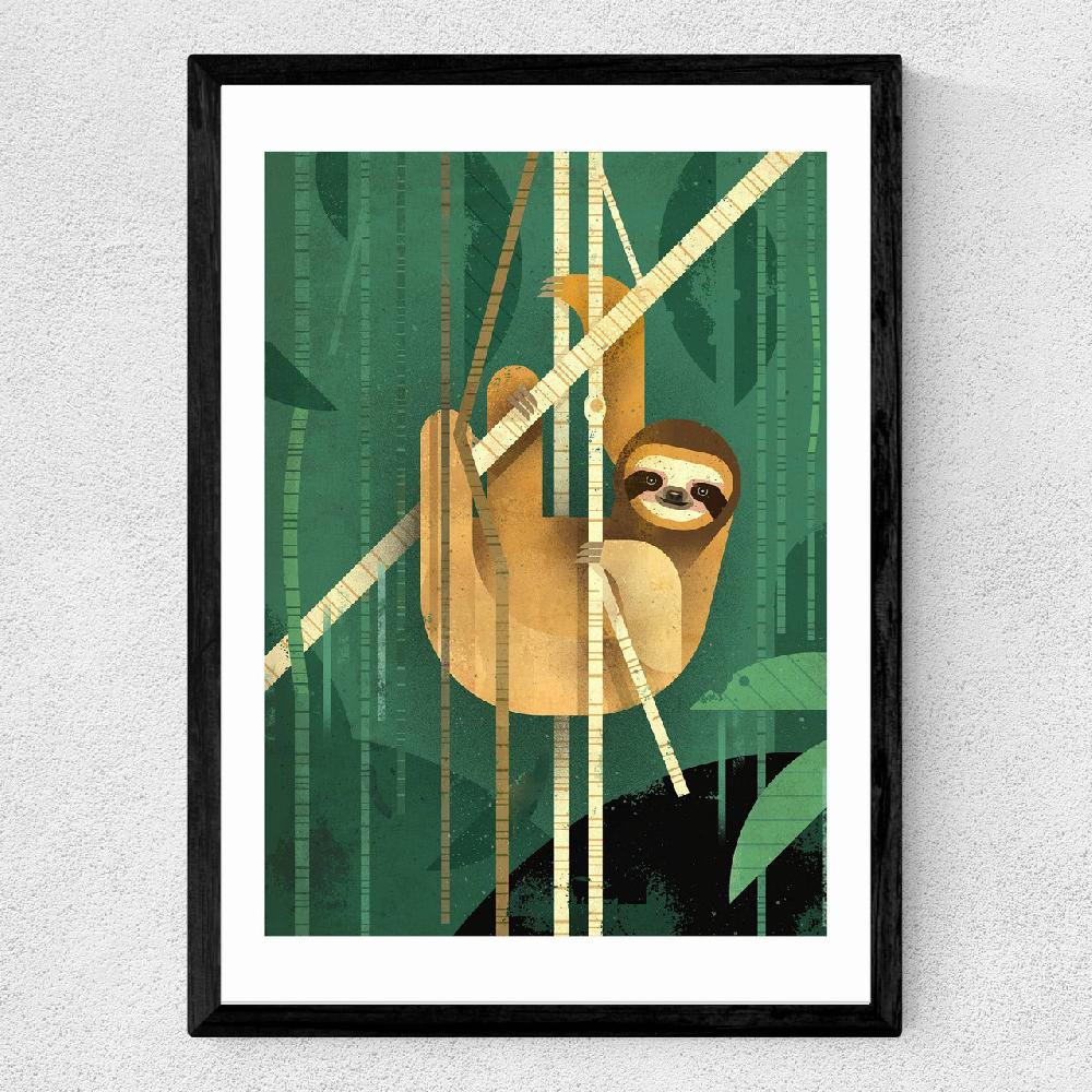 East End Prints Sloth By Dieter Braun