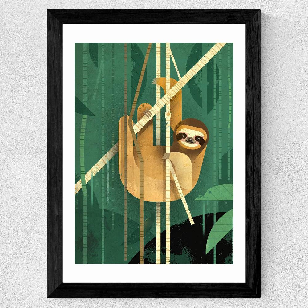East End Prints Sloth By Dieter Braun