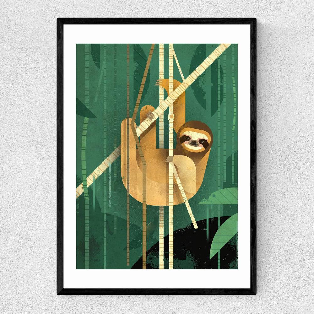 east end prints Sloth by Dieter Braun