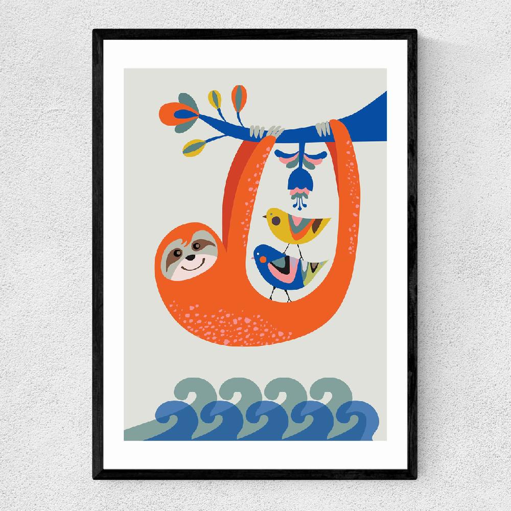east end prints Sloth by Rachel Lee