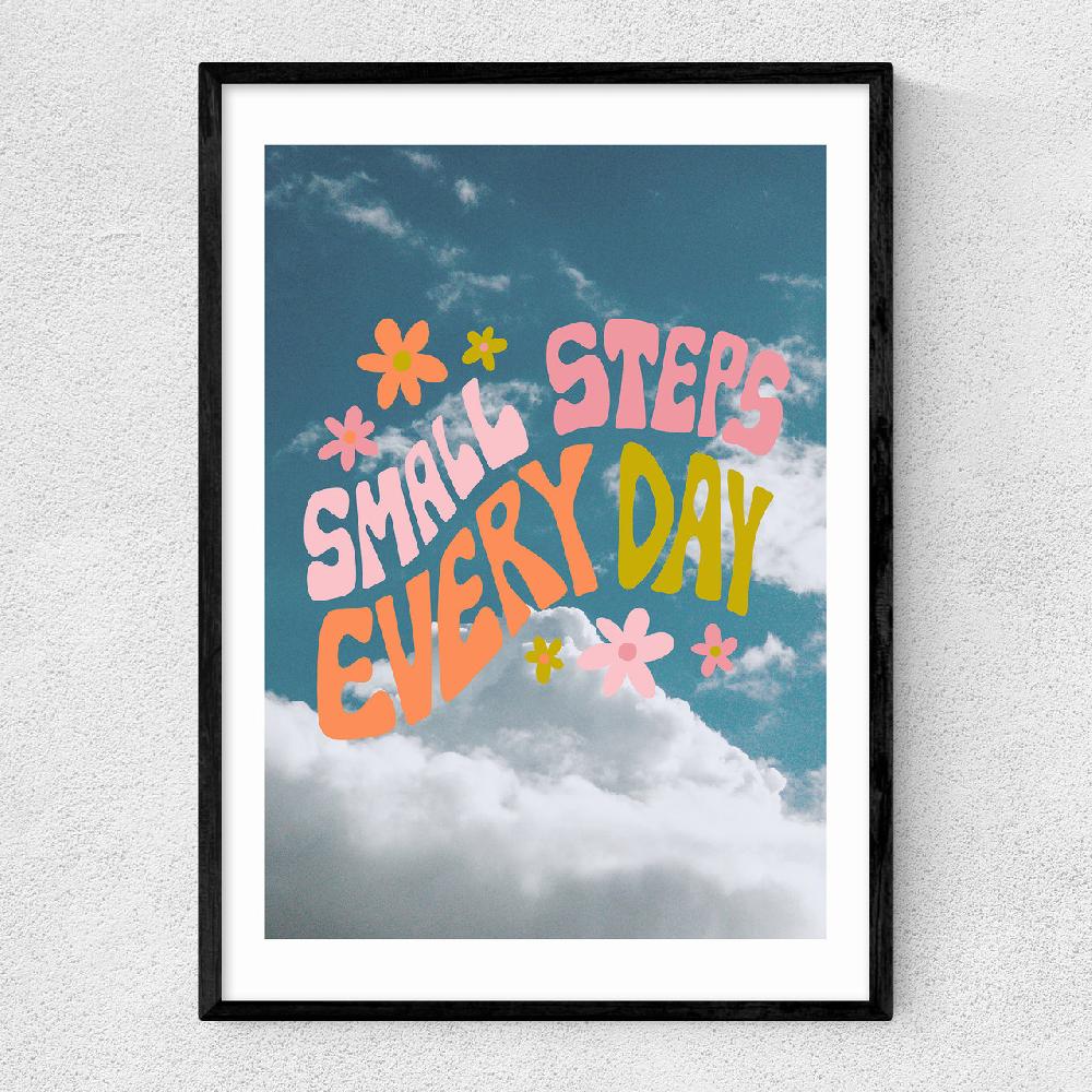east end prints Small Steps Every Day