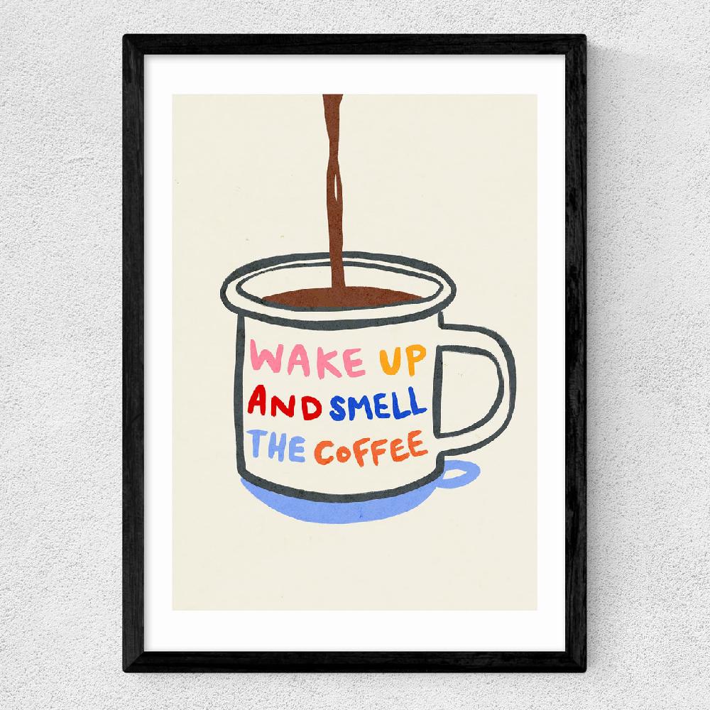 East End Prints Smell Coffee